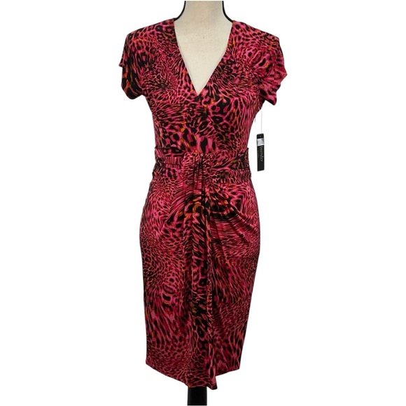 Laundry by Shelli Segal V-neck jersey short sleeves dress - Picture 10 of 16